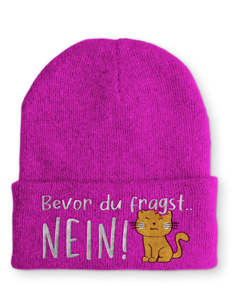 Bevor du fragst... NEIN Katze Wintermütze perfekt für die kalte Jahreszeit