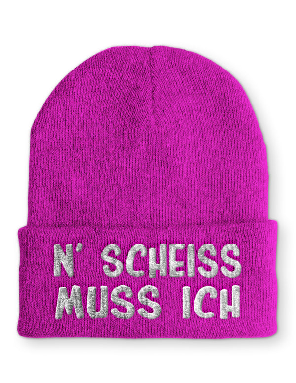 N' Scheiss muss ich Wintermütze perfekt für die kalte Jahreszeit