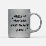 Tasse Glitzer Edition Frag Mama