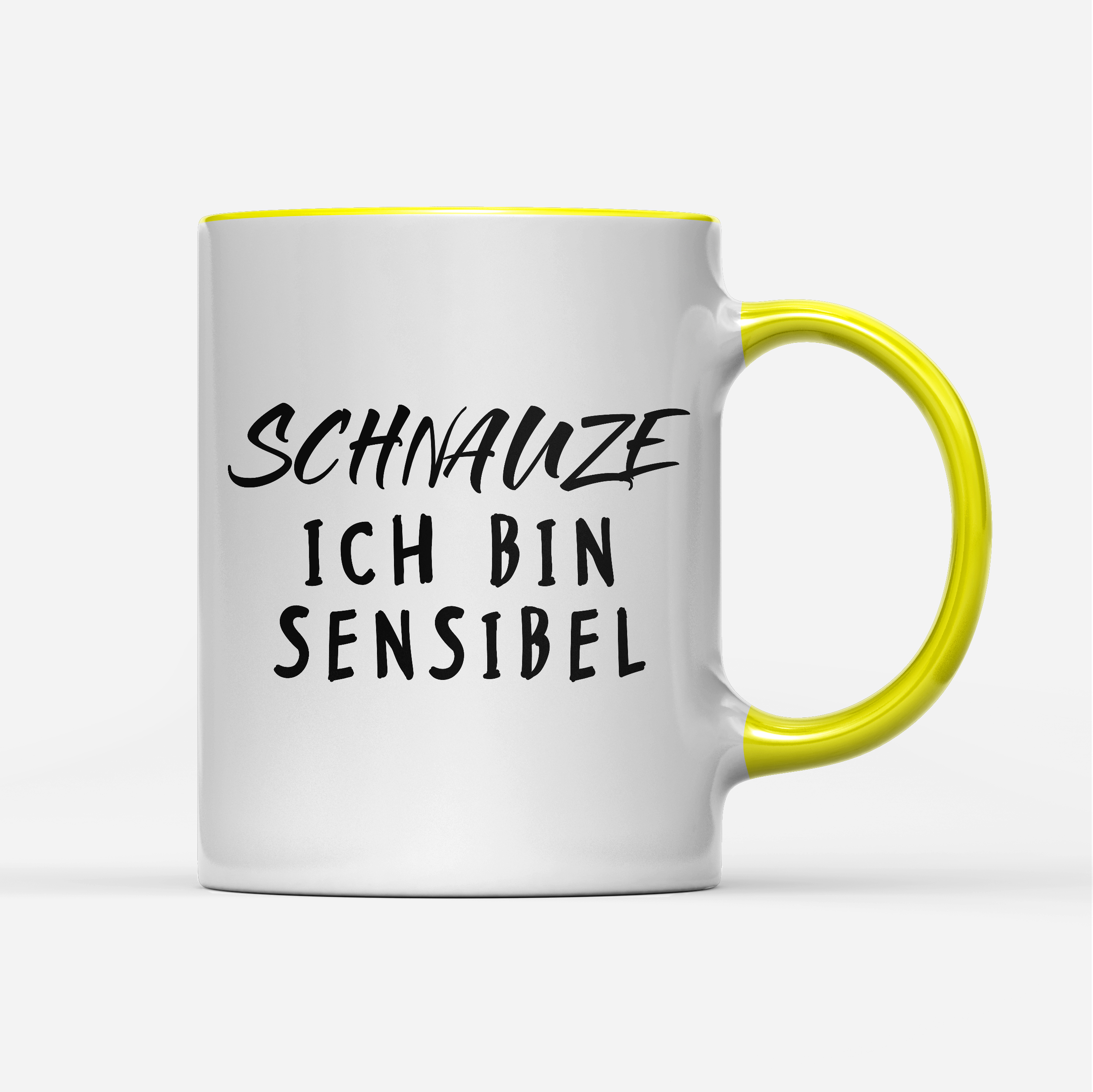 Tasse Schnauze ich bin sensibel