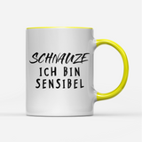 Tasse Schnauze ich bin sensibel
