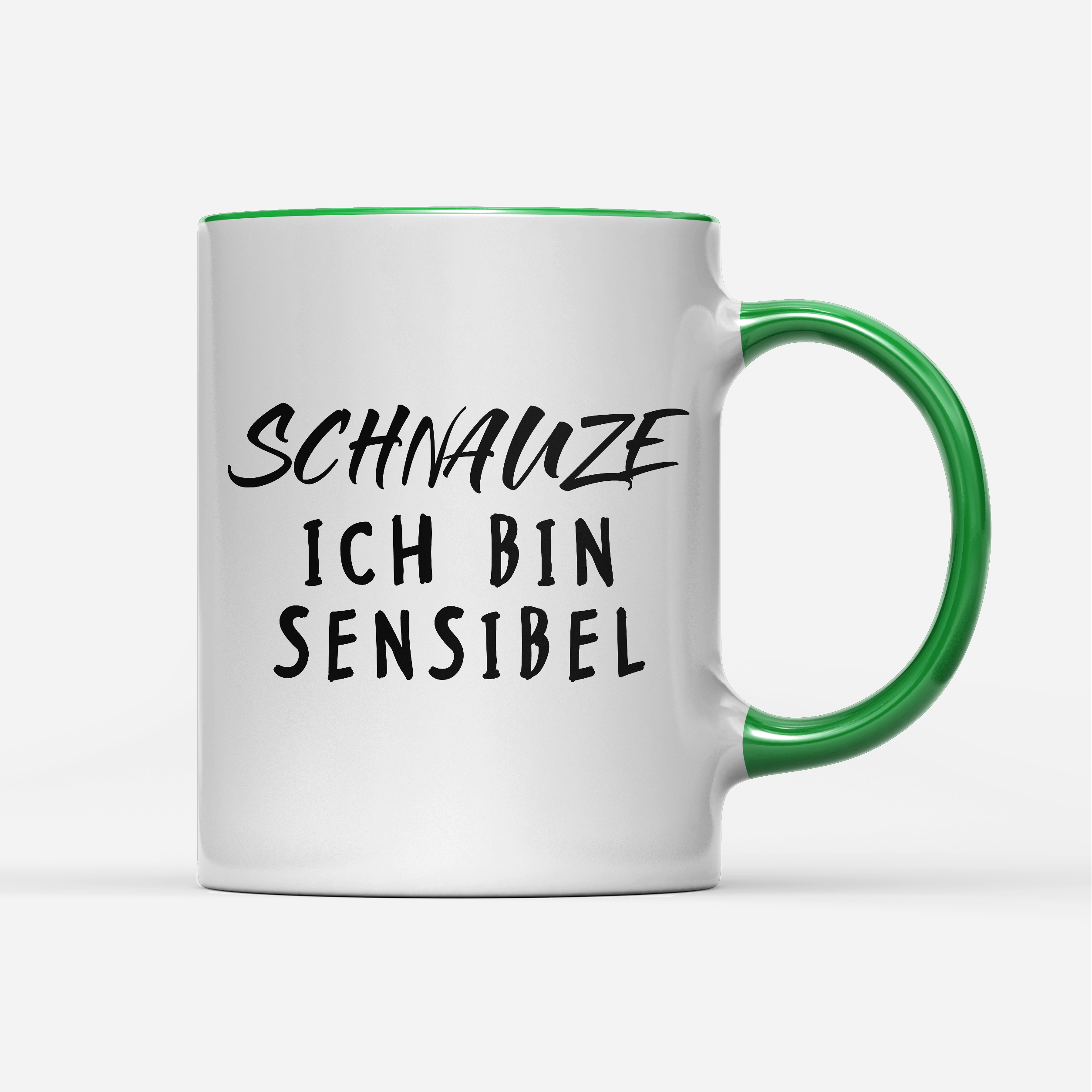 Tasse Schnauze ich bin sensibel