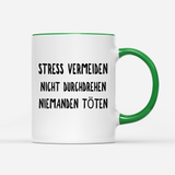 Tasse Stress vermeiden