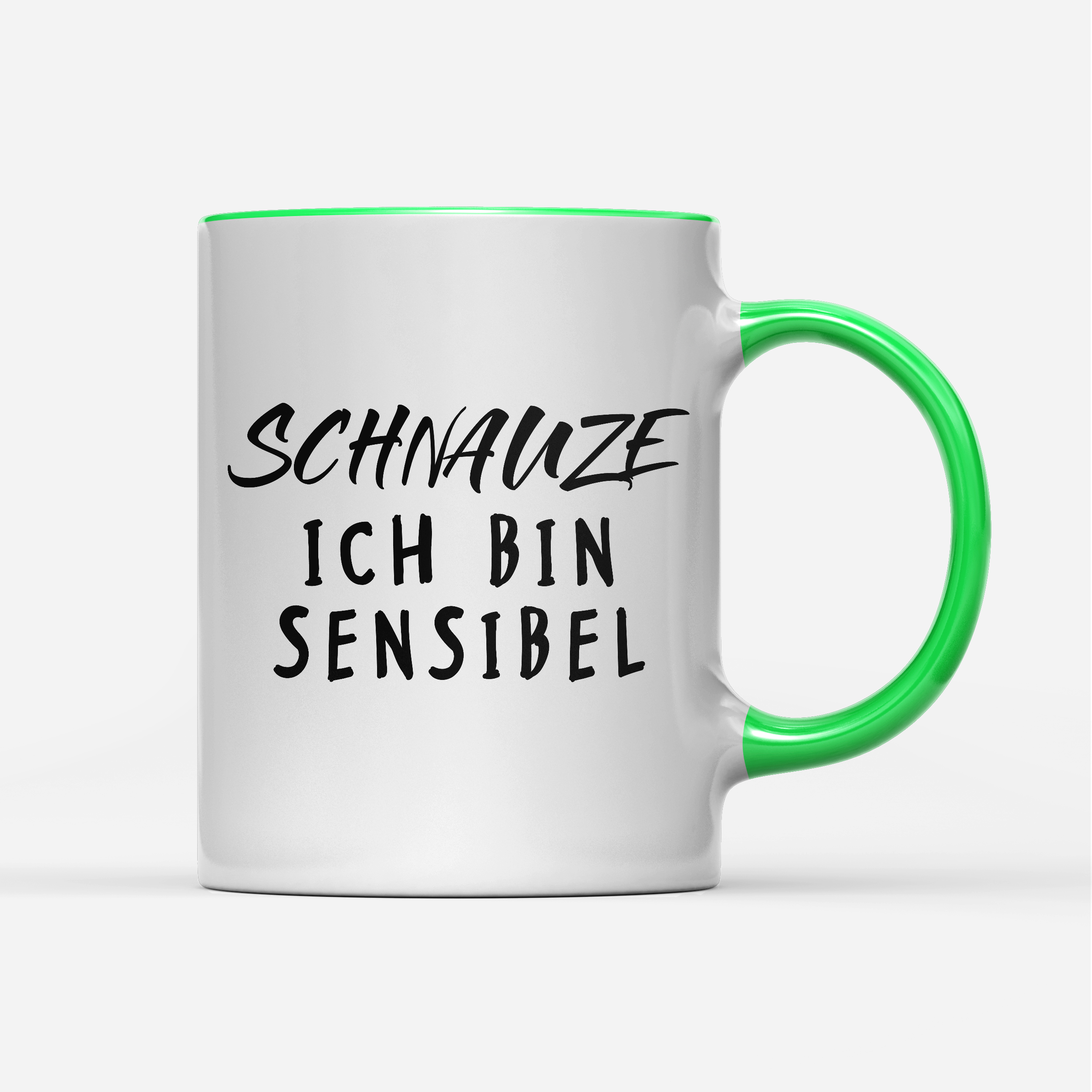 Tasse Schnauze ich bin sensibel