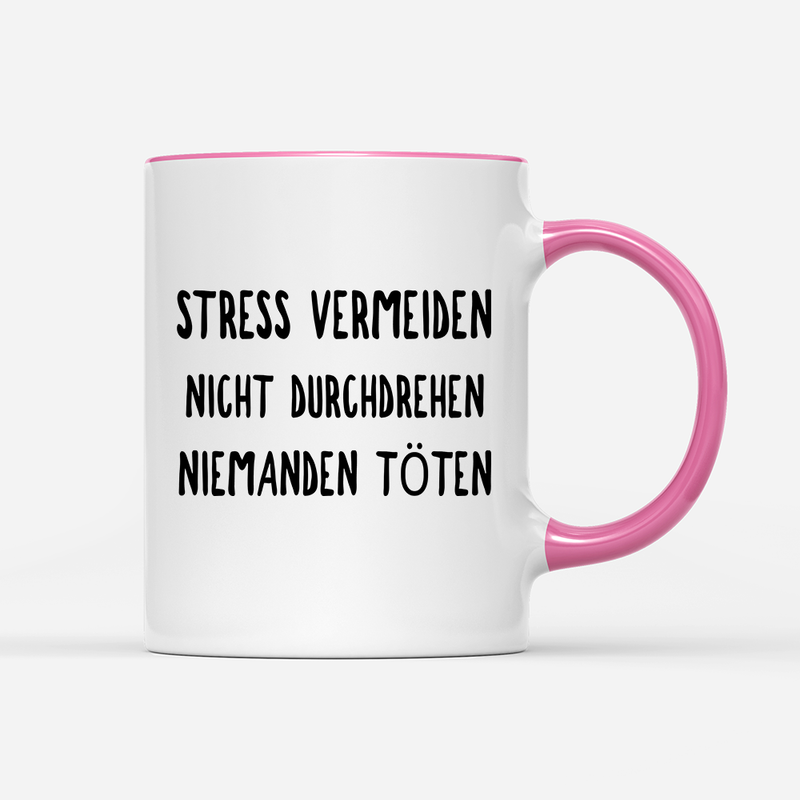 Tasse Stress vermeiden