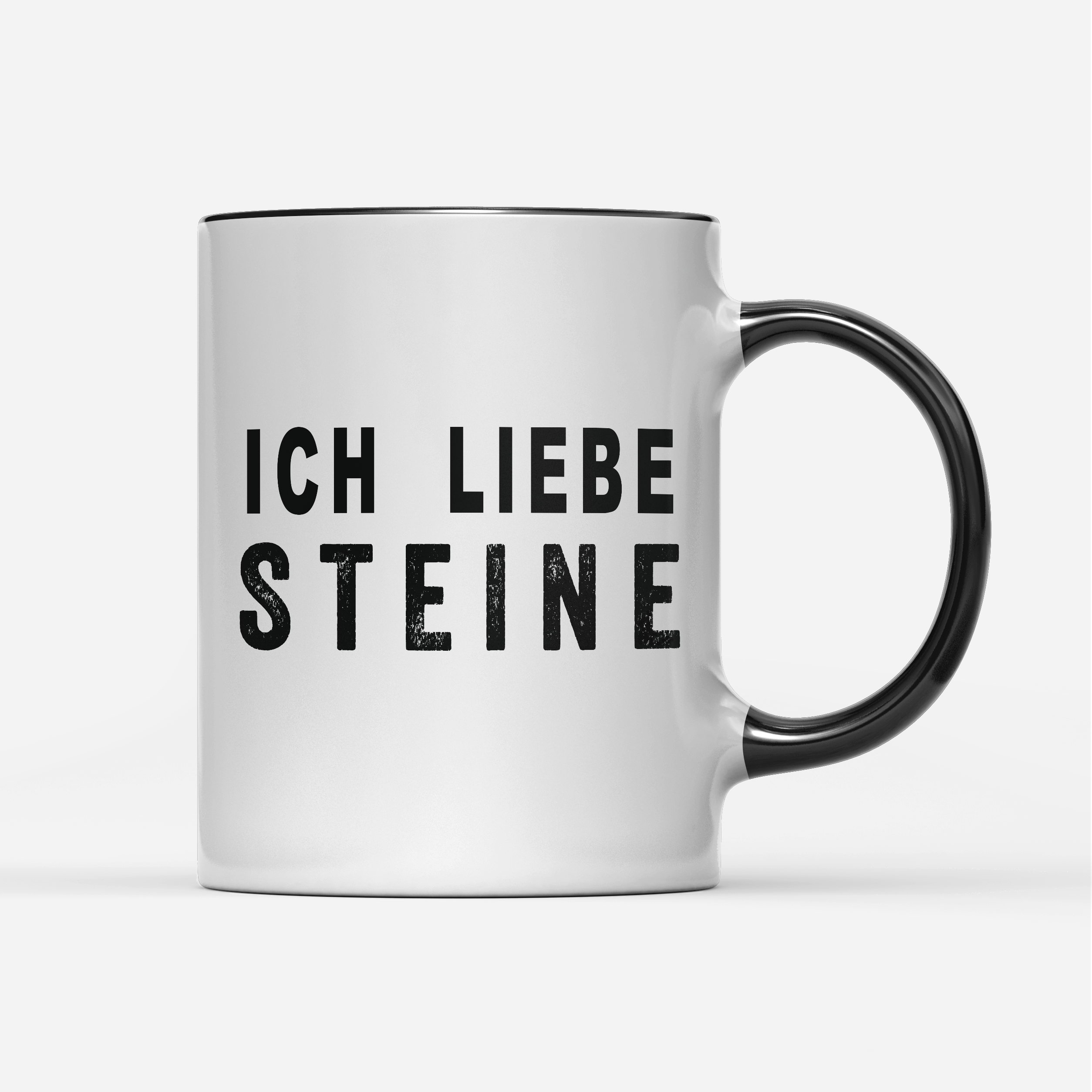 Tasse Ich liebe Steine