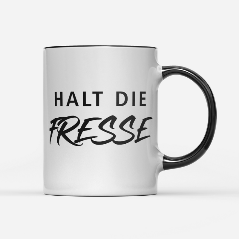 Tasse Halt die Fresse