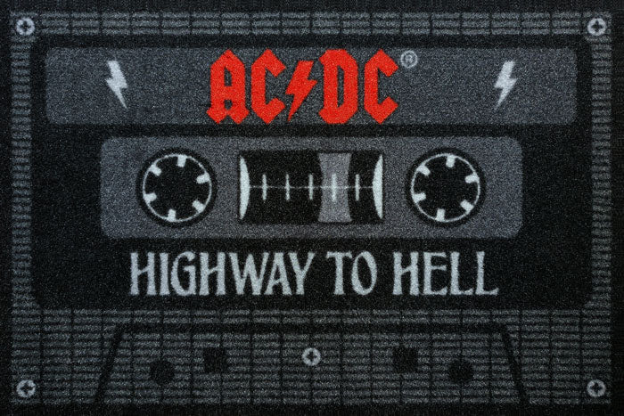 AC/DC - Tape Fußmatte - Schwarzer - Kaffee