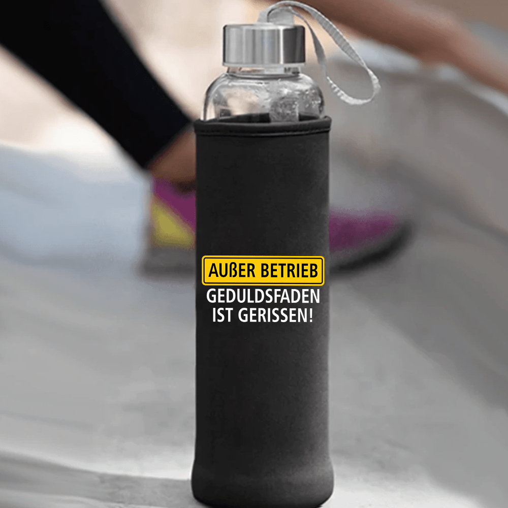 Außer Betrieb Trinkflasche 500ml - Schwarzer - Kaffee