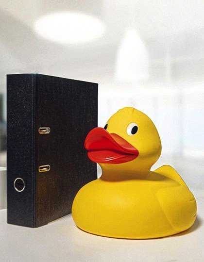 Badeente 30CM BIG - Schwarzer - Kaffee