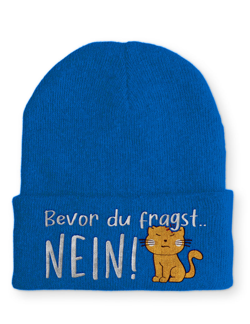 Bevor du fragst... NEIN Katze Wintermütze perfekt für die kalte Jahreszeit