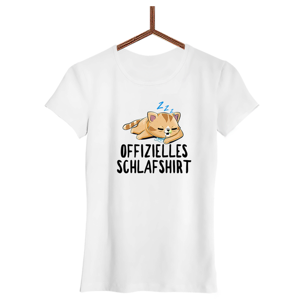 Damen T-Shirt Offizielles Schlafshirt