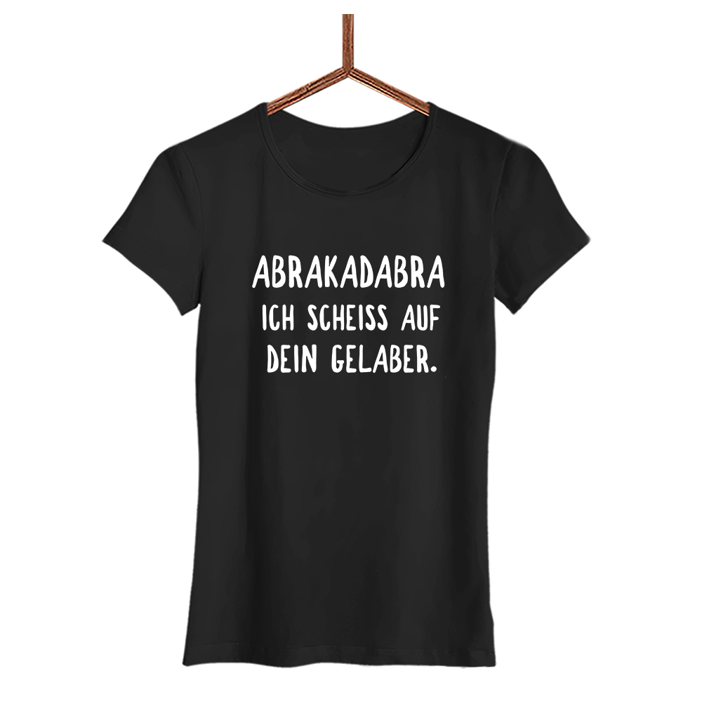 Damen T-Shirt ABRAKADABRA - Schwarzer - Kaffee