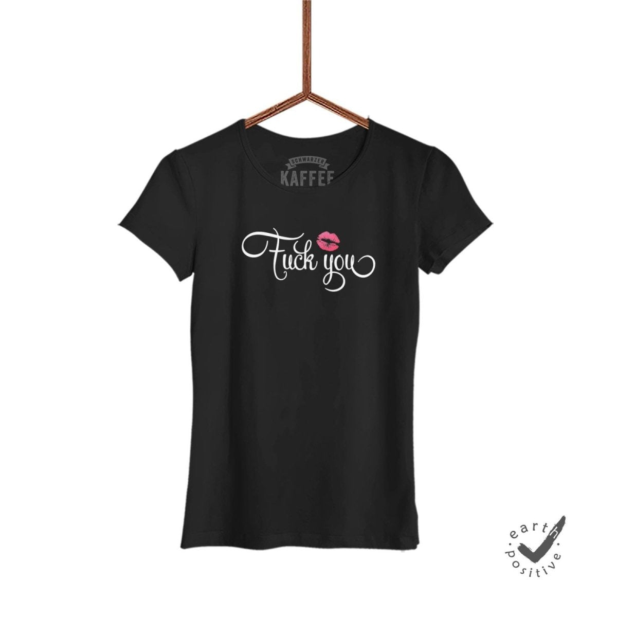 Damen T-Shirt Fy - Schwarzer - Kaffee