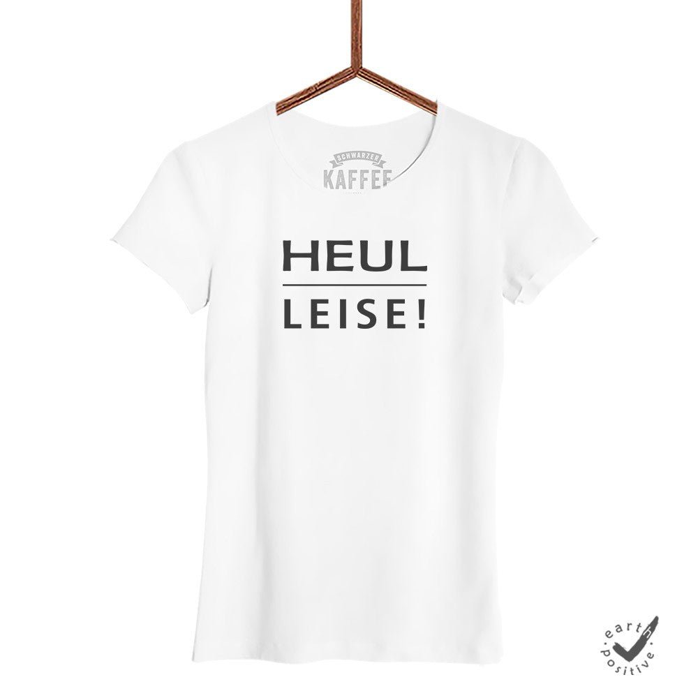 Damen T-Shirt Heul leise - Schwarzer - Kaffee