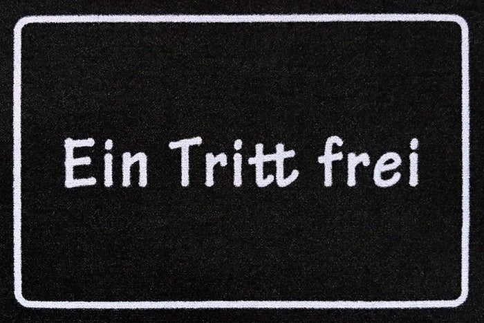 Ein Tritt frei Fußmatte - Schwarzer - Kaffee