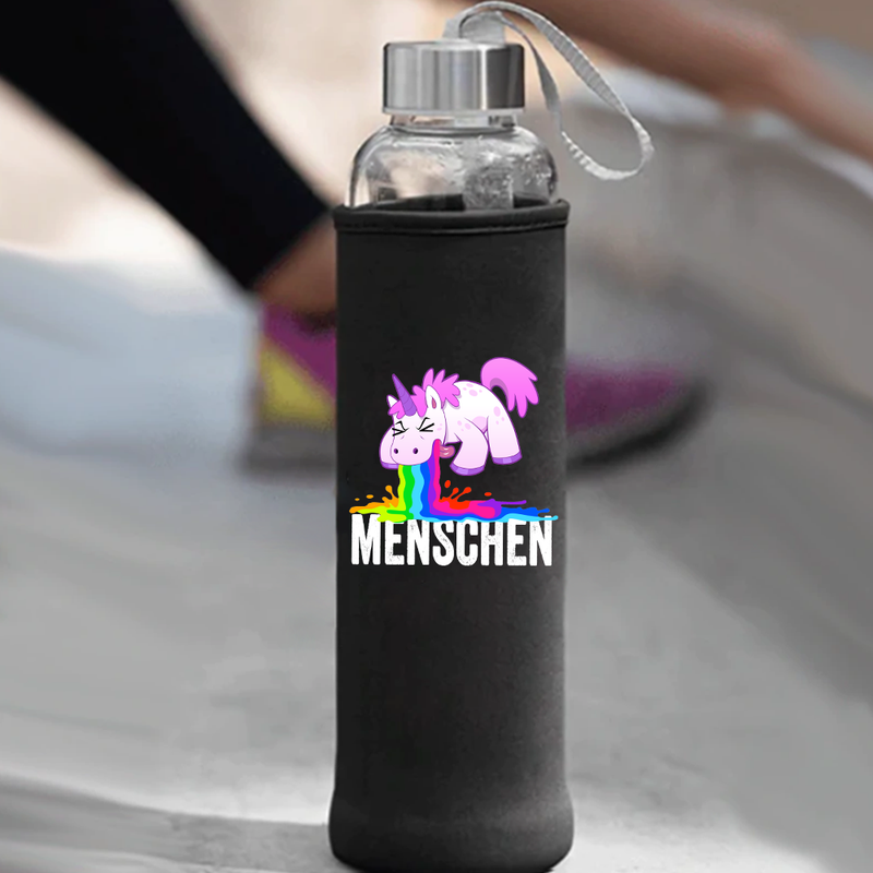 Trinkflasche 500ml Menschen