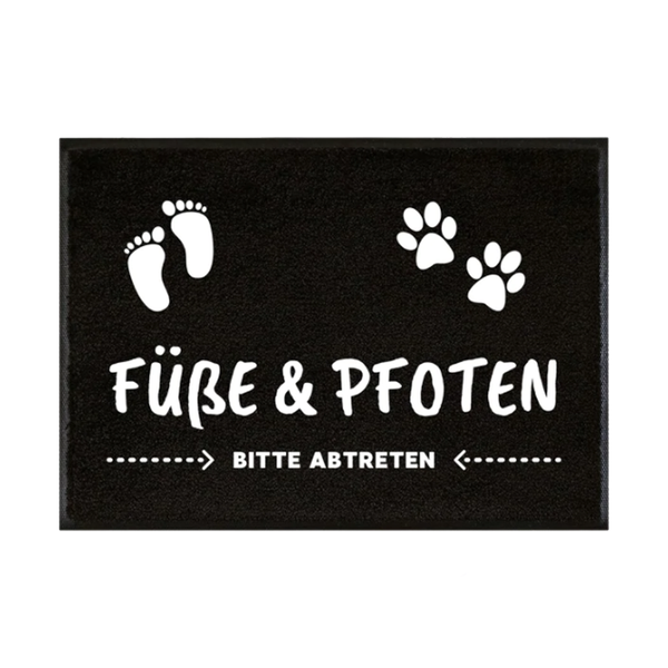 Fussmatte Füße und Pfoten