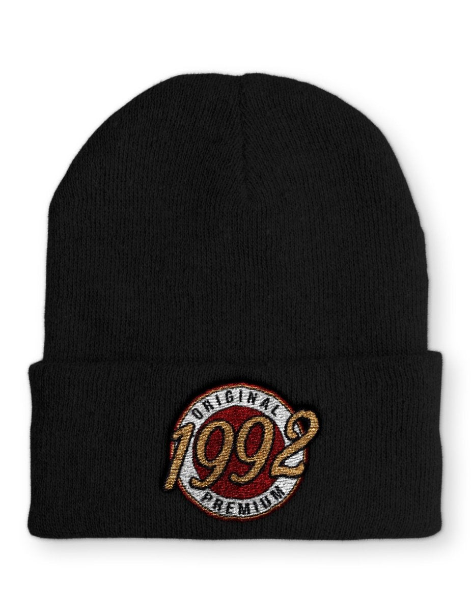 Geburtstagsgeschenk Original 1992 Premium Mütze Geburtstag - Jahrgang 1992 - Schwarzer - Kaffee