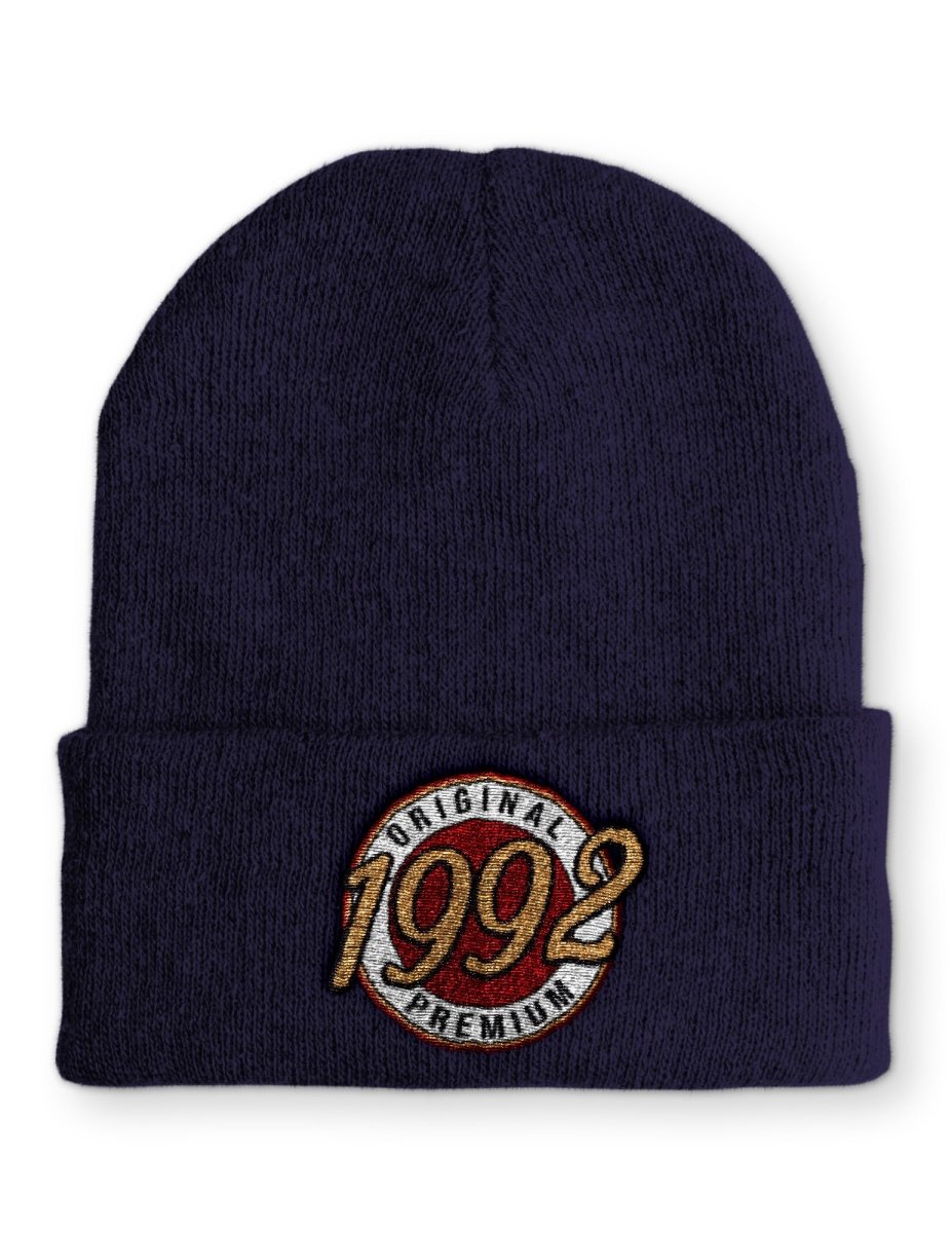 Geburtstagsgeschenk Original 1992 Premium Mütze Geburtstag - Jahrgang 1992 - Schwarzer - Kaffee