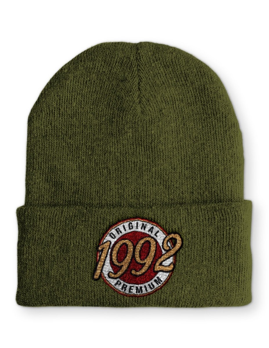 Geburtstagsgeschenk Original 1992 Premium Mütze Geburtstag - Jahrgang 1992 - Schwarzer - Kaffee
