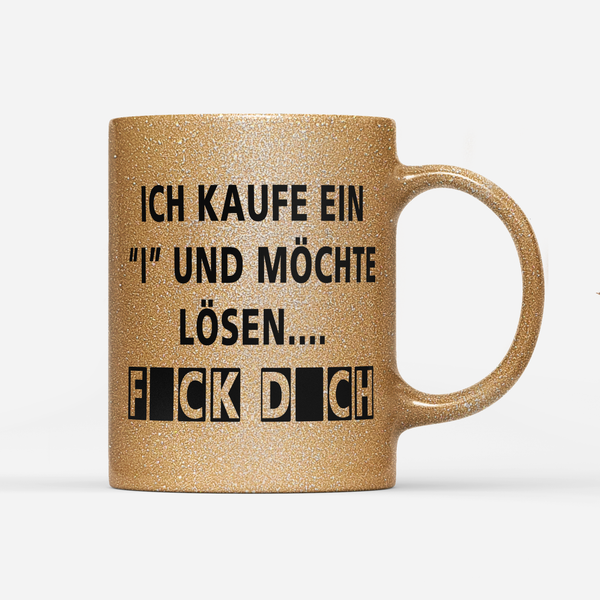 Tasse Glitzer Edition Kaufe ein i