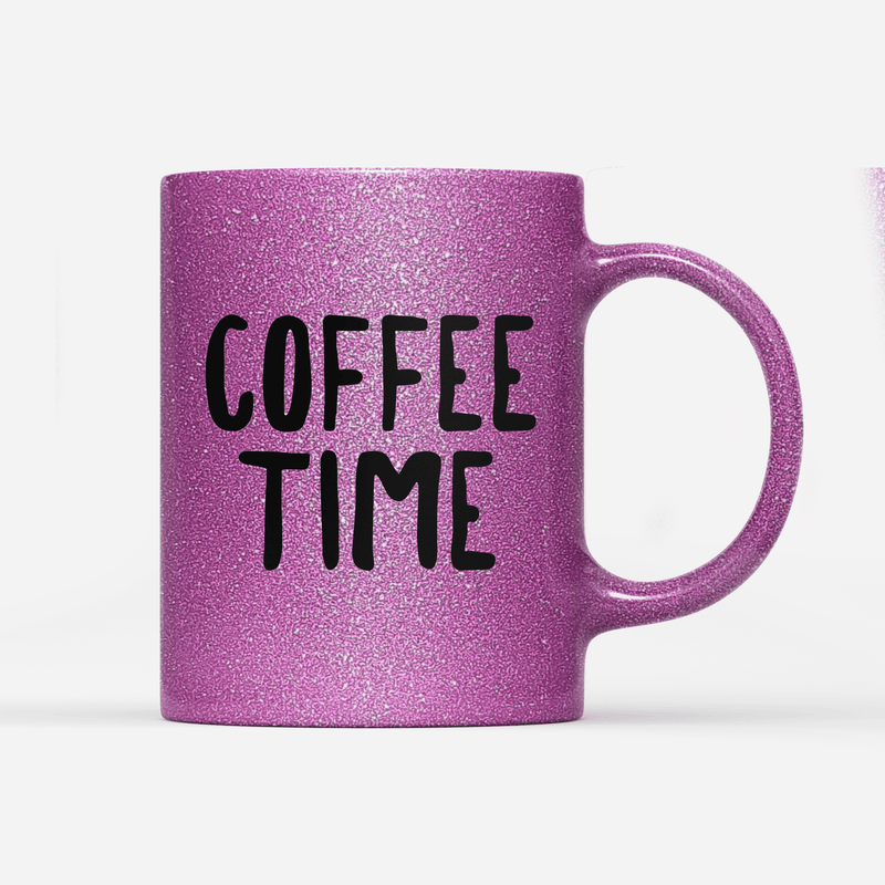 Tasse Glitzer Edition Coffee time
