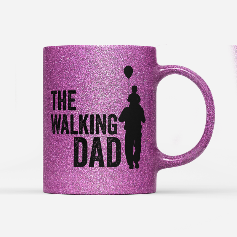 Tasse Glitzer Edition Walking Dad