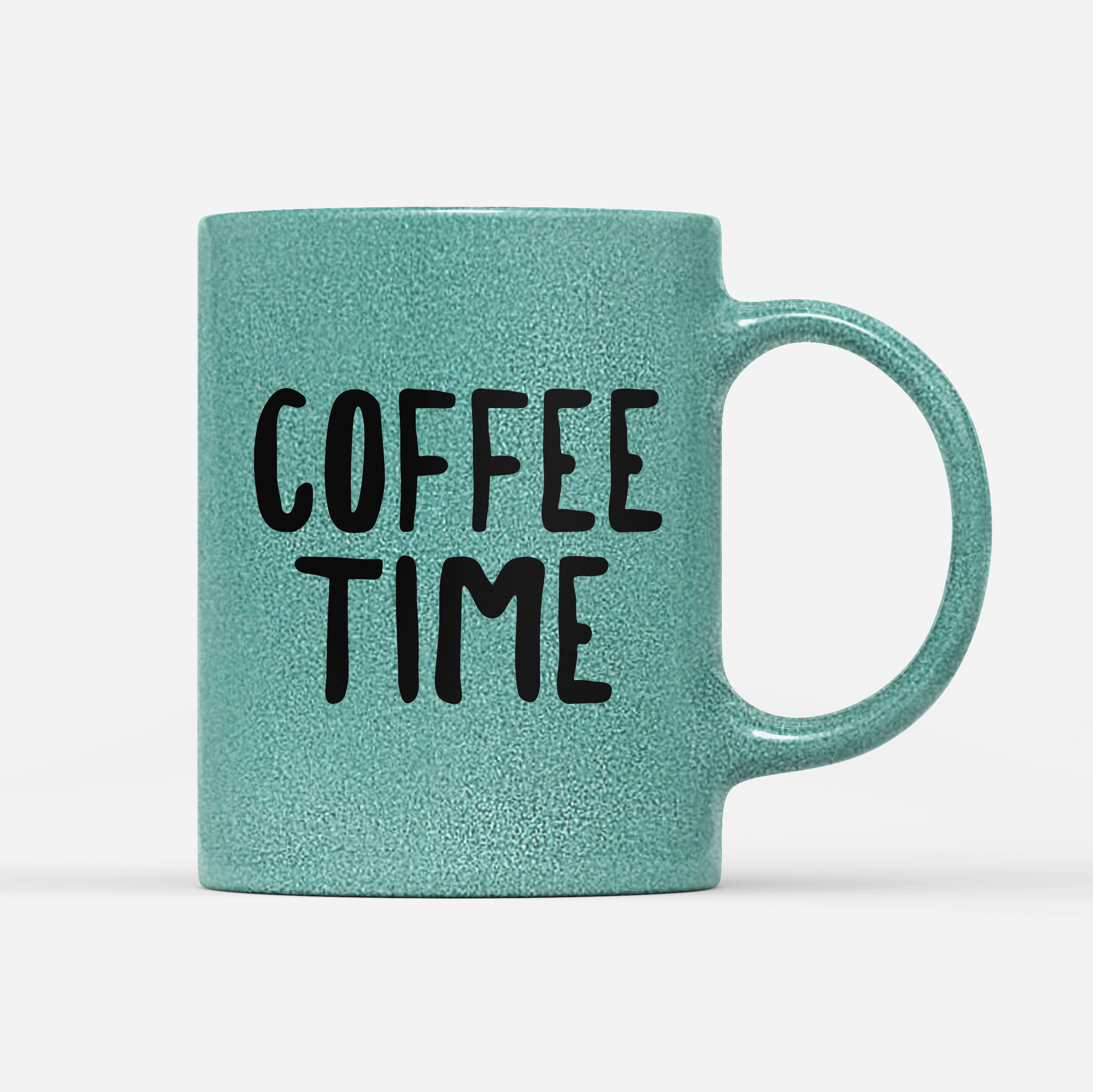 glitzer-tasse-mint- Coffee time-min