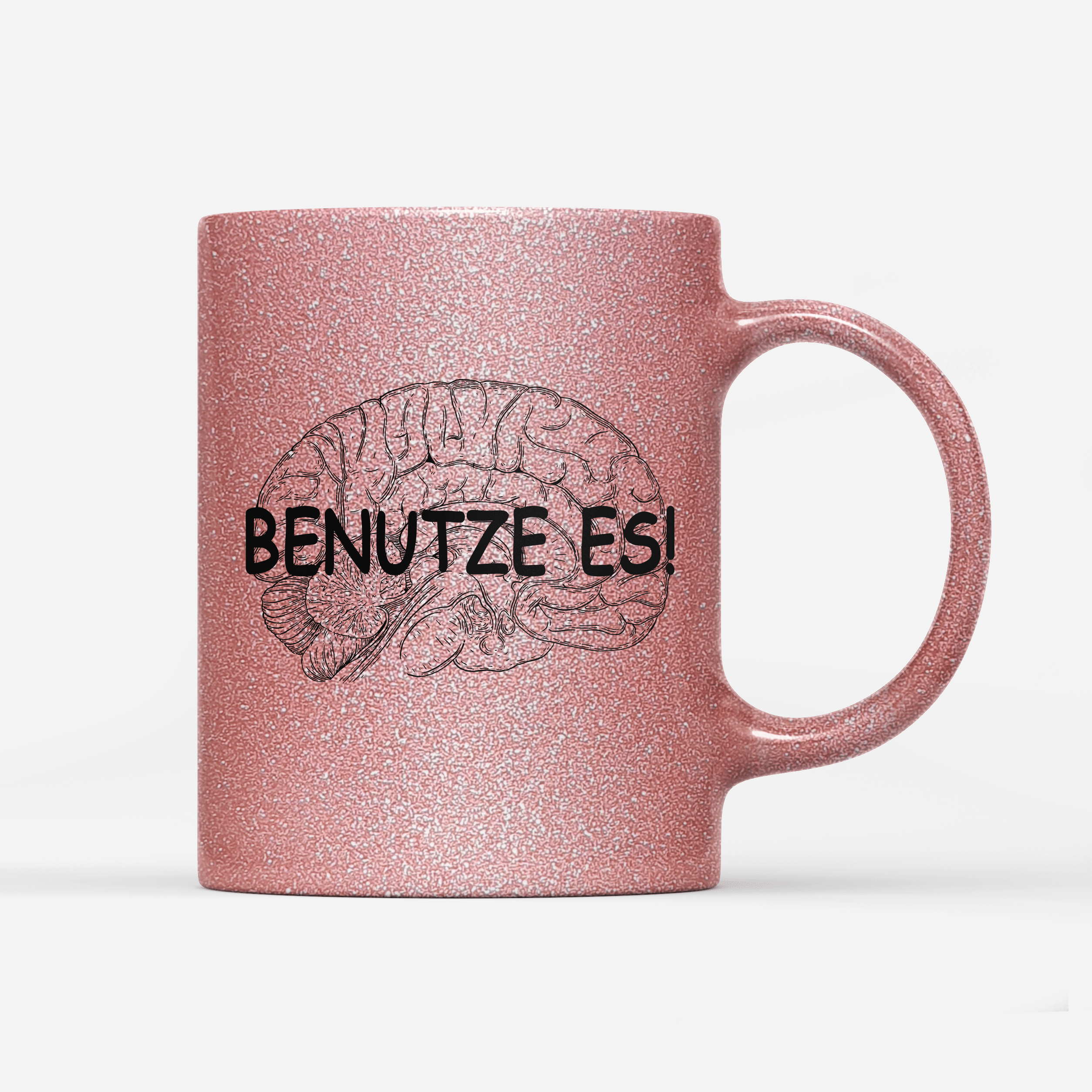 Tasse Glitzer Edition Benutze Es