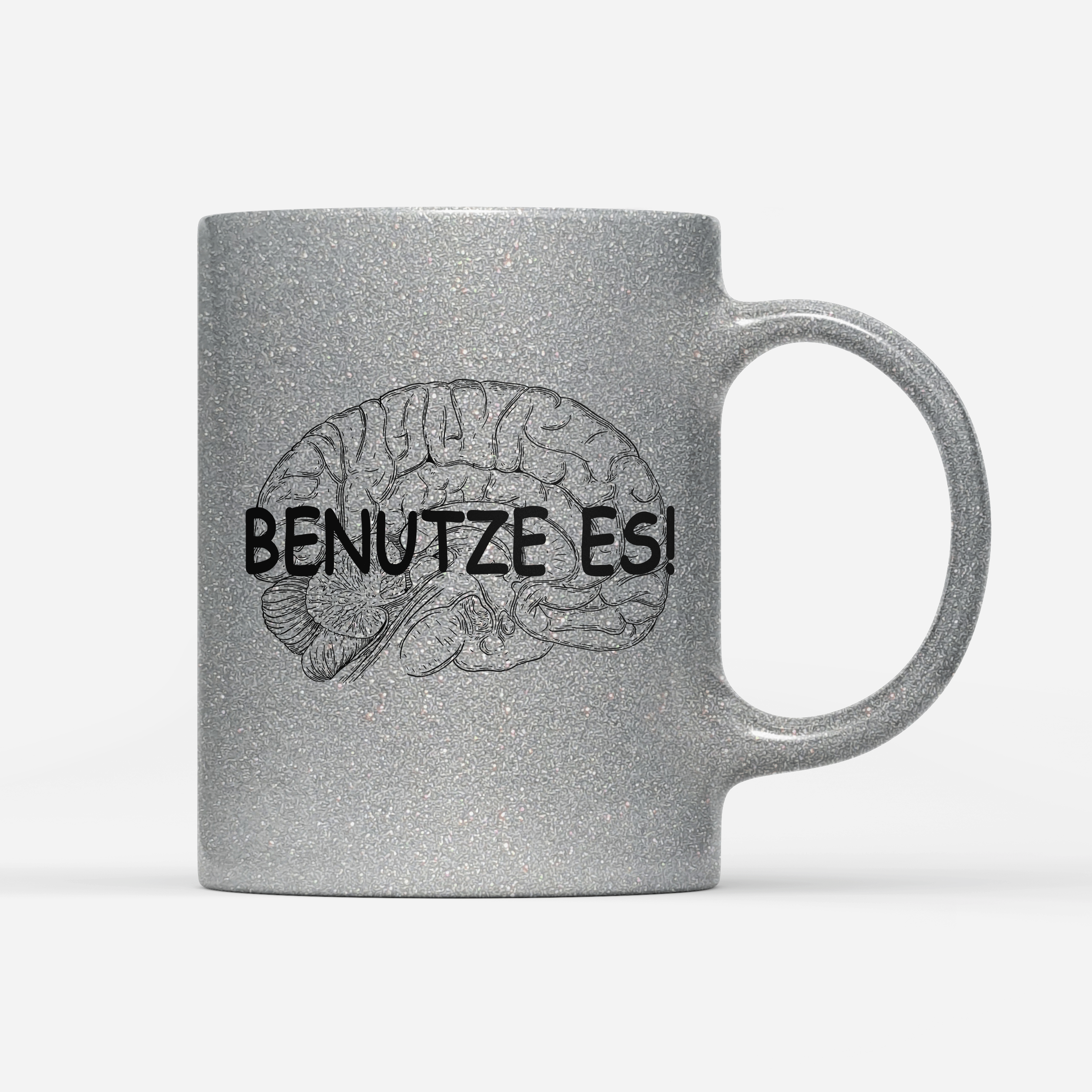 Tasse Glitzer Edition Benutze Es