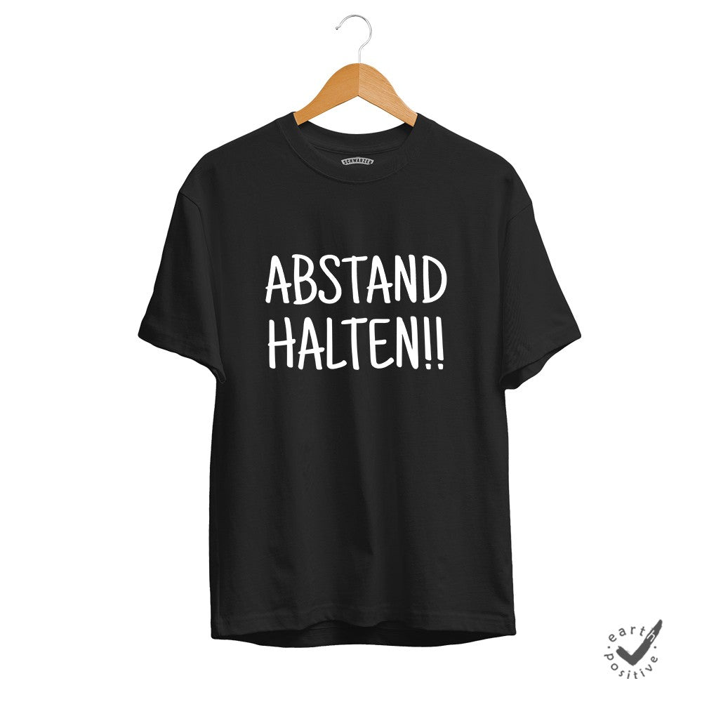 Herren T-Shirt Abstand halten