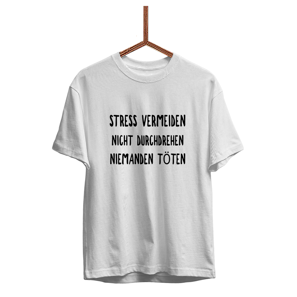 Herren T-Shirt Stress vermeiden