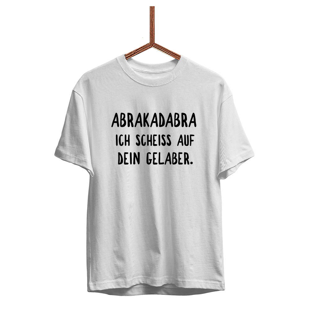 Herren T-Shirt ABRAKADABRA - Schwarzer - Kaffee
