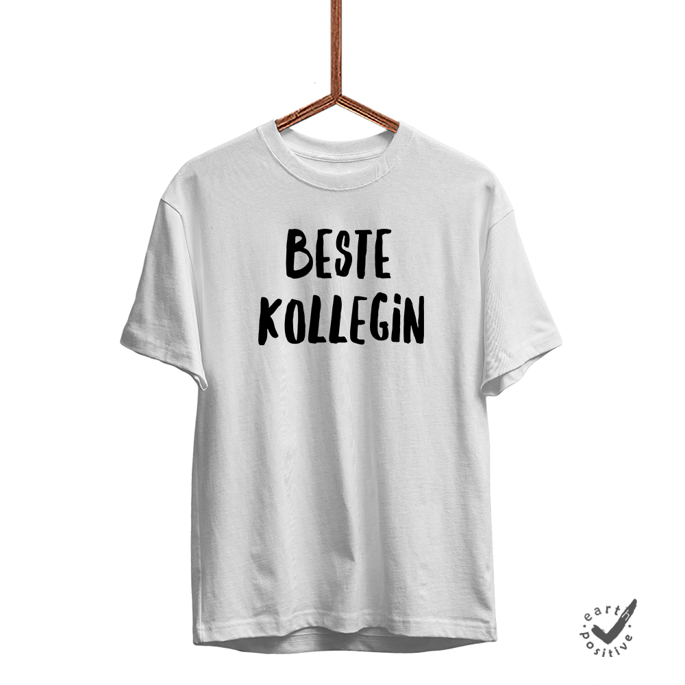 Herren T-Shirt Beste Kollegin - Schwarzer - Kaffee