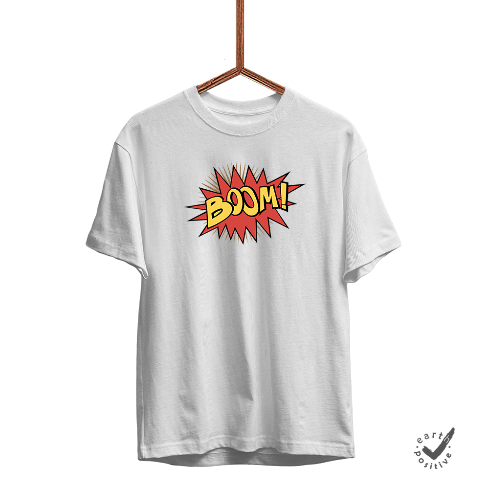 Herren T-Shirt Boom - Schwarzer - Kaffee