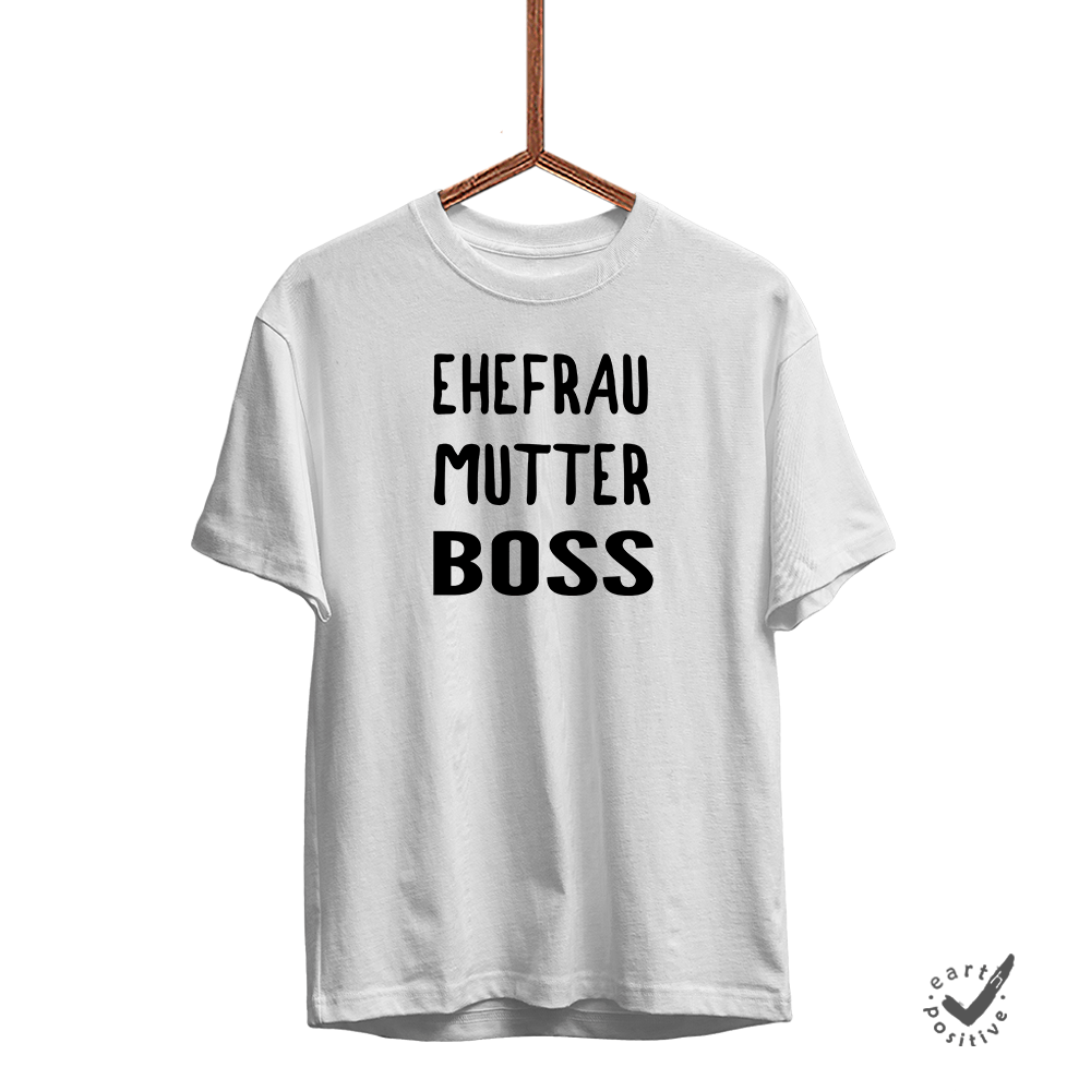 Herren T-Shirt Ehefrau Mutter Boss - Schwarzer - Kaffee