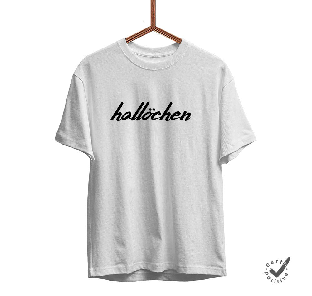 Herren T-Shirt hallöchen - Schwarzer - Kaffee