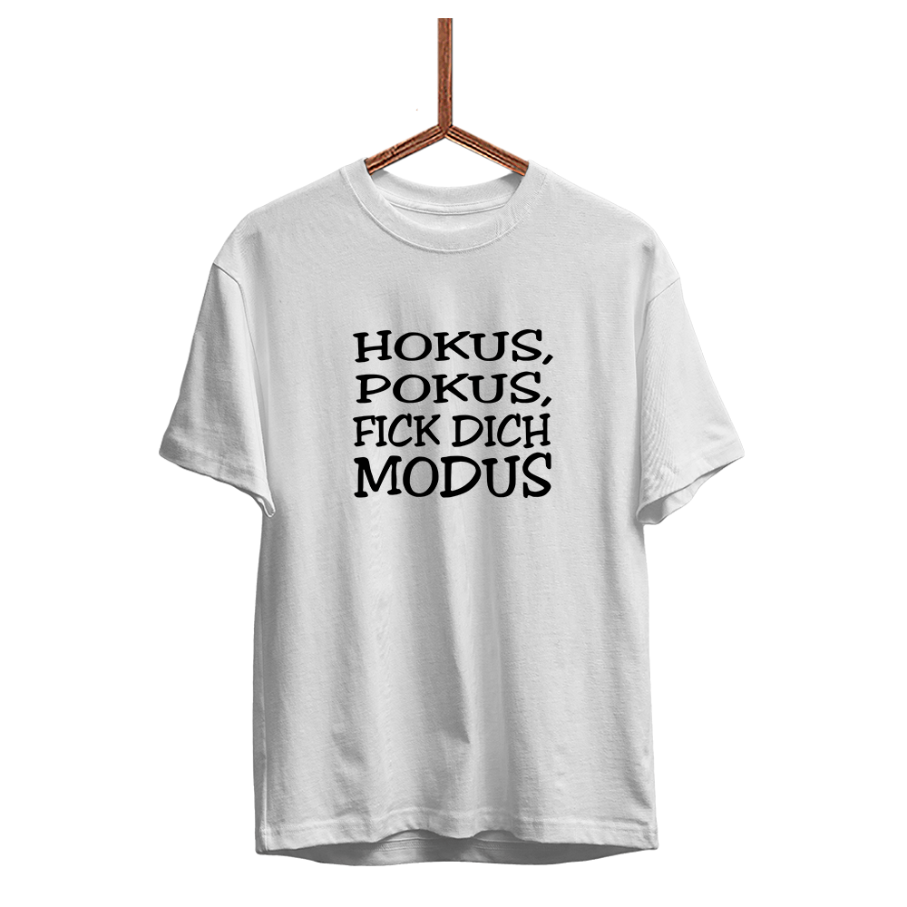 Herren T-Shirt Hokus Pokus - Schwarzer - Kaffee