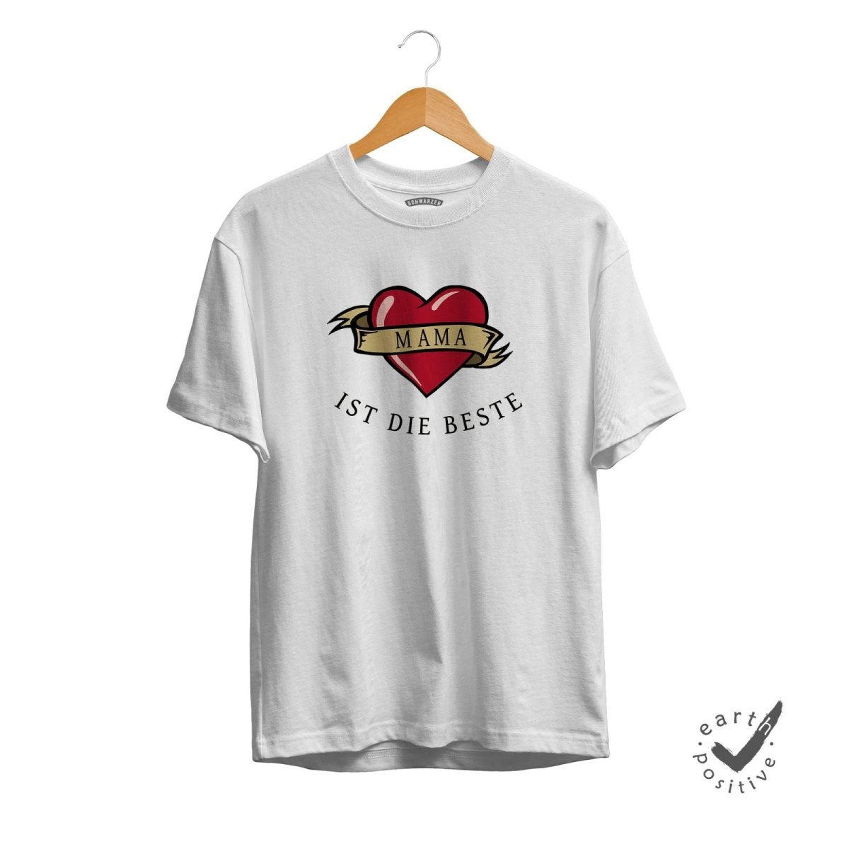 Herren T-Shirt Mama ist die Beste - Schwarzer - Kaffee