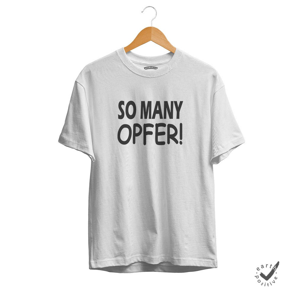 Herren T-Shirt So many Opfer - Schwarzer - Kaffee