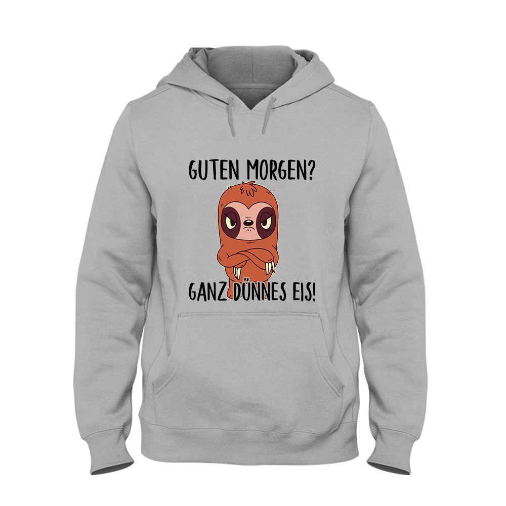 Hoodie Ganz dünnes Eis - Schwarzer - Kaffee