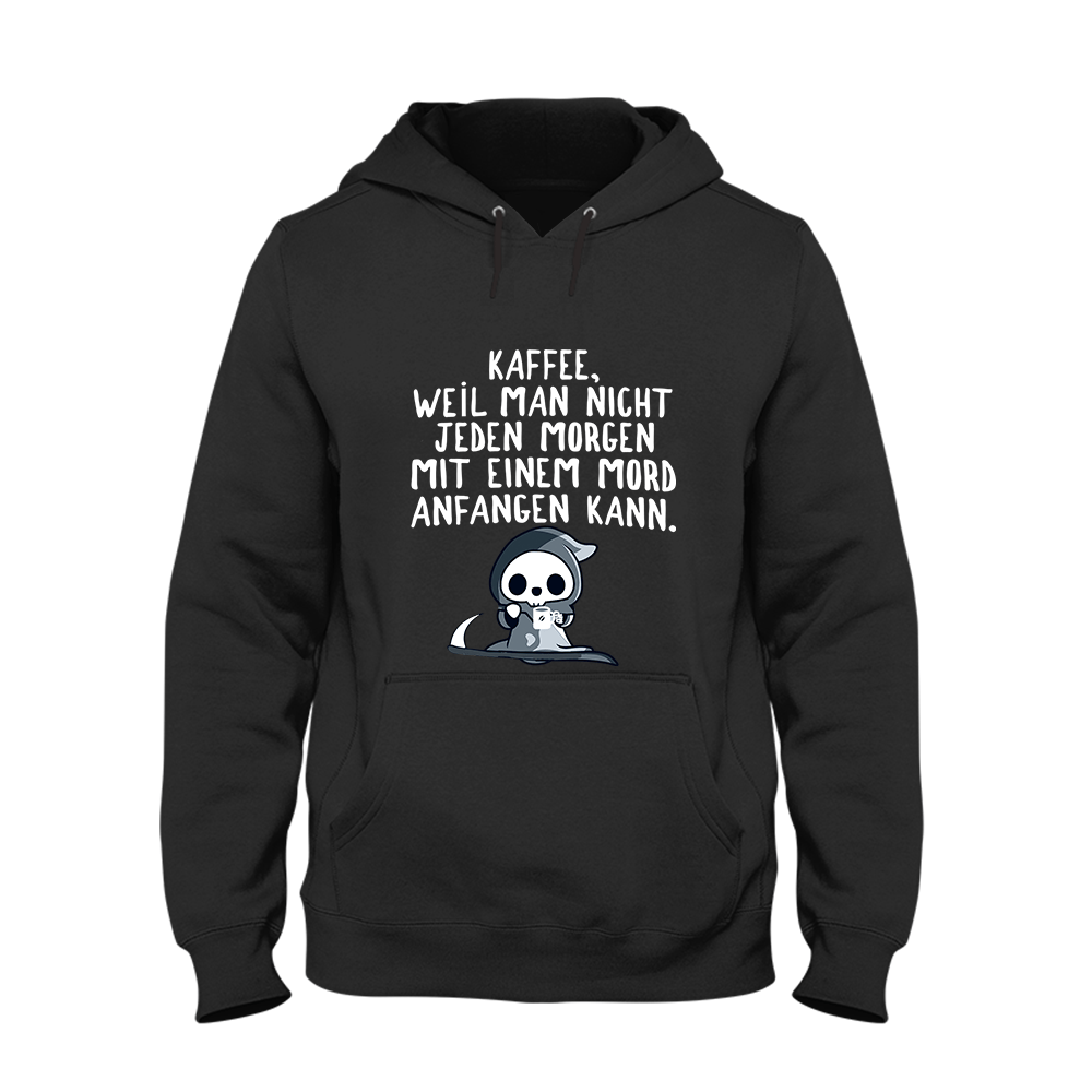 Hoodie Mord - Schwarzer - Kaffee