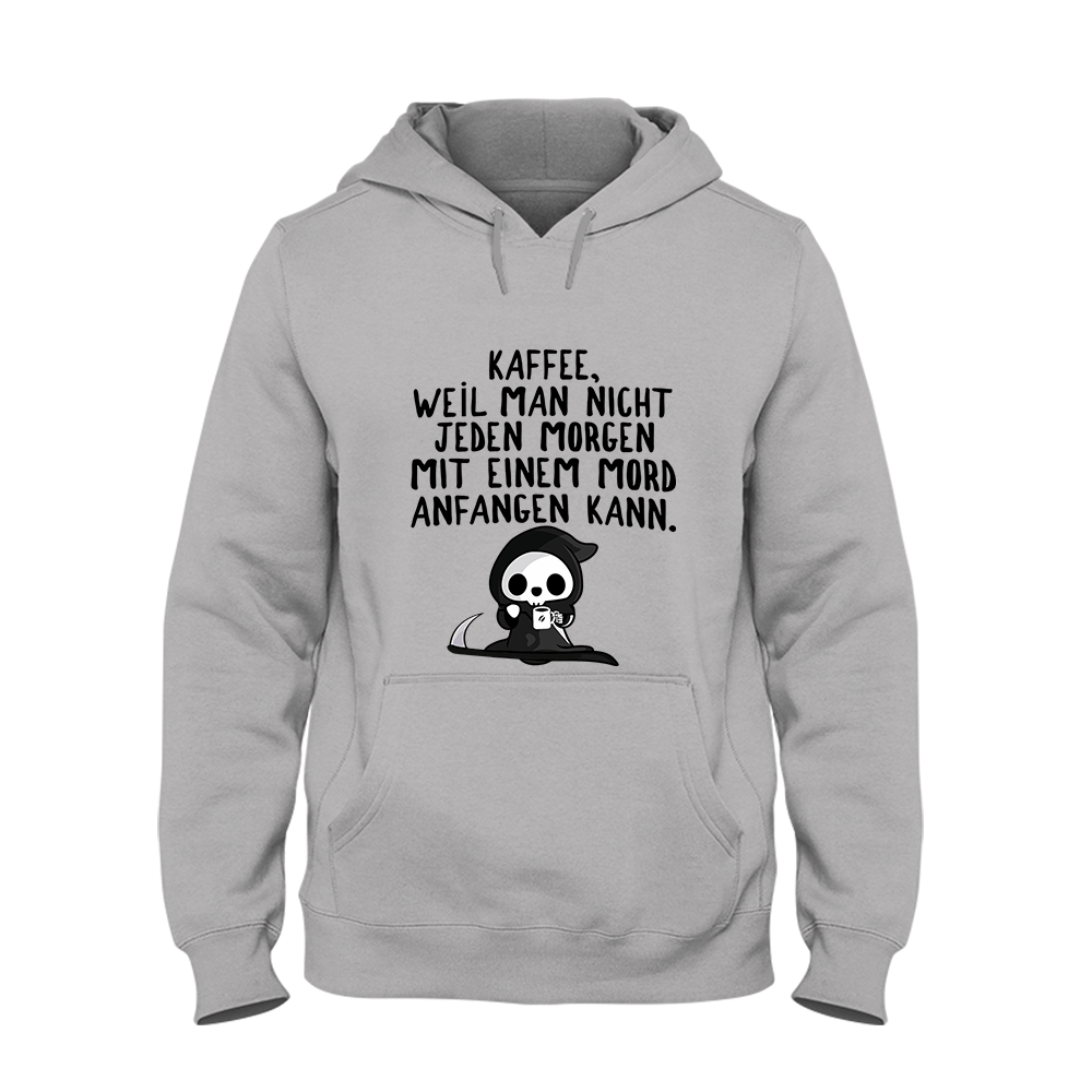 Hoodie Mord - Schwarzer - Kaffee