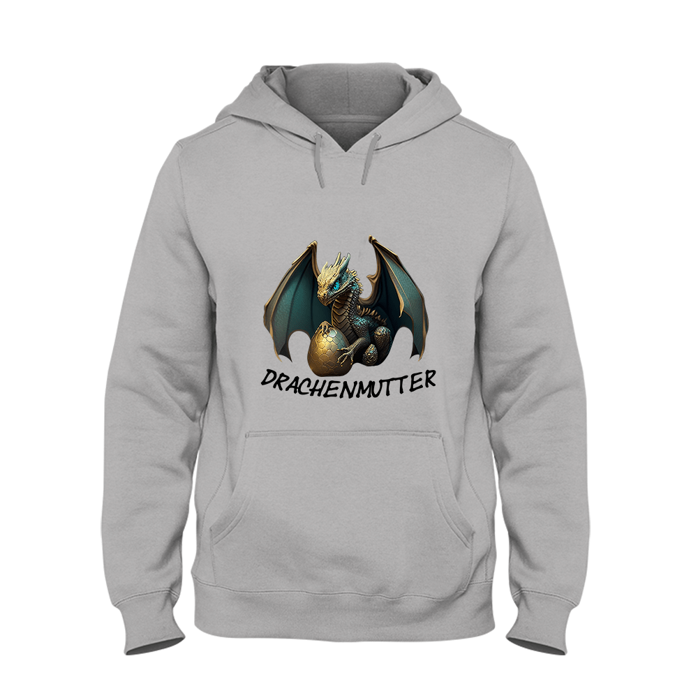 Hoodie Unisex Drachenmutter - Schwarzer - Kaffee