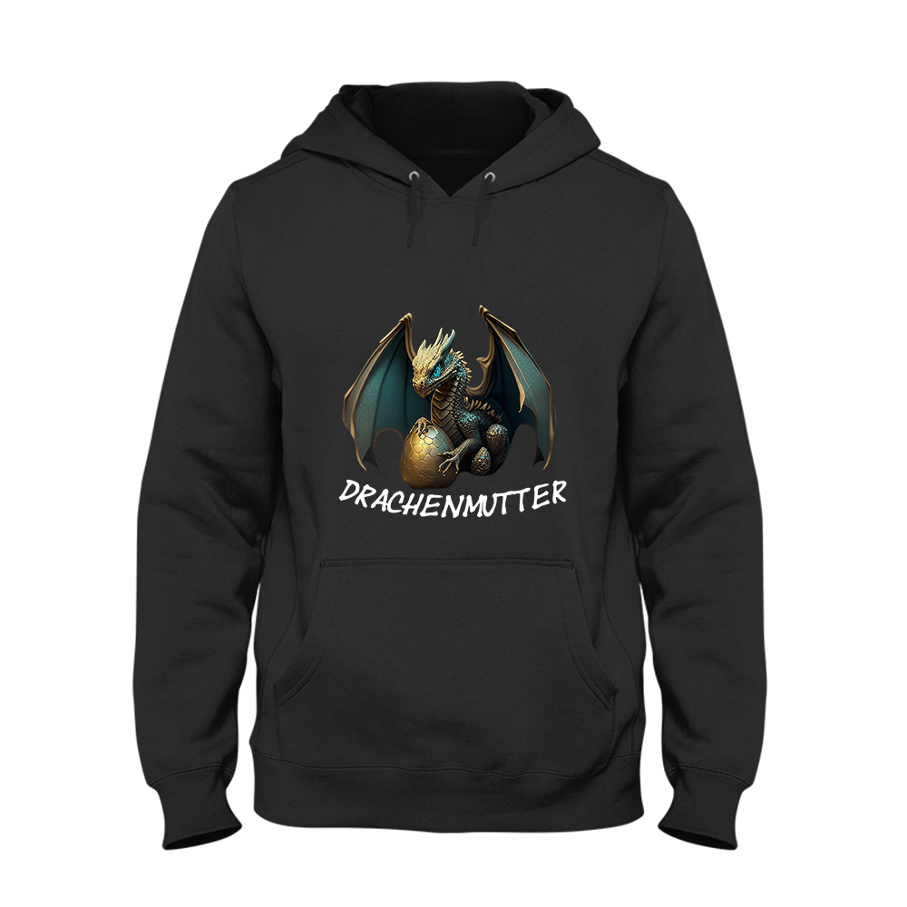 Hoodie Unisex Drachenmutter - Schwarzer - Kaffee