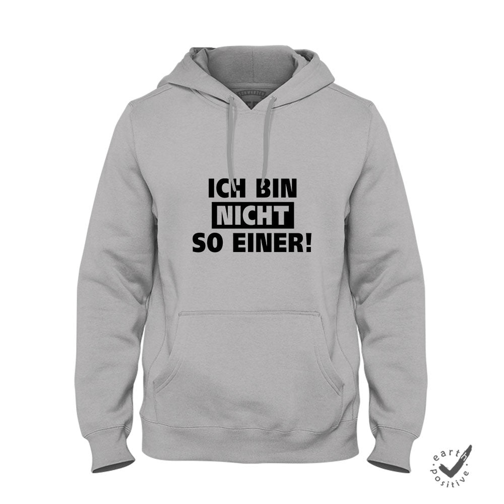 Hoodie Unisex Ich bin nicht so einer - Schwarzer - Kaffee
