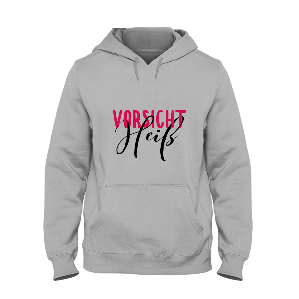 Hoodie Vorsicht heiß - Schwarzer - Kaffee
