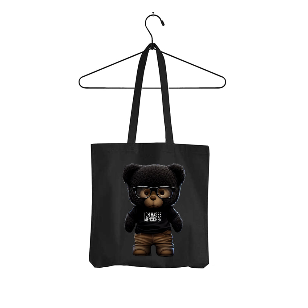 Tasche Teddybär Ich hasse Menschen