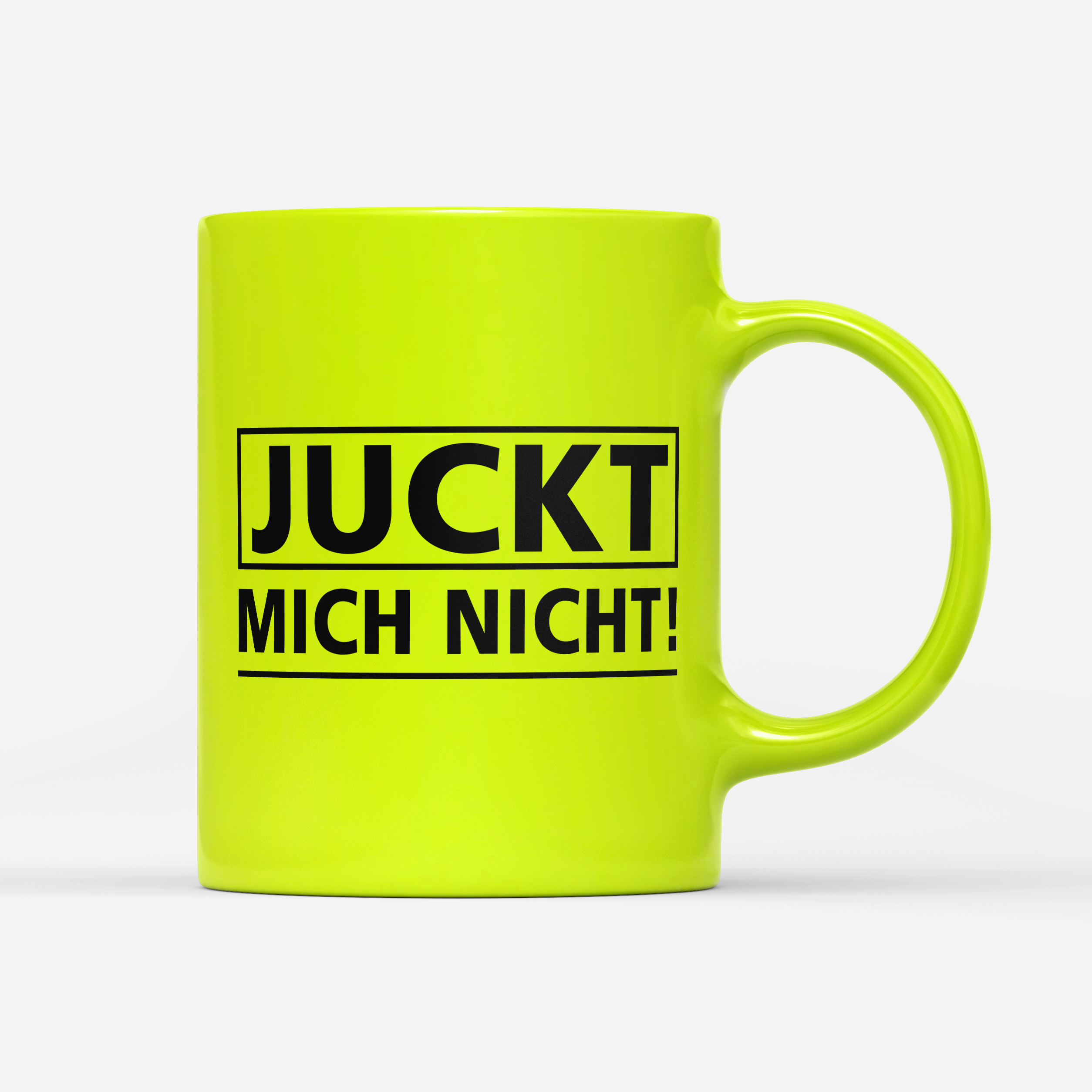 Tasse Neon Juckt mich nicht